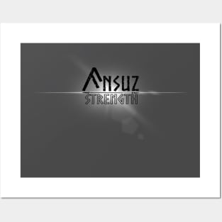 Ansuz Strength Light Posters and Art